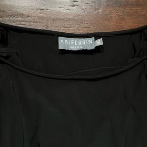 NWOT Abi Ferrin black dress XXS